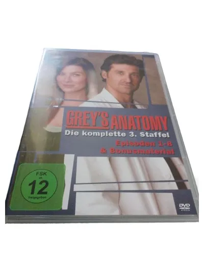 Grey's Anatomy Staffel 3 Episoden 1-8 DVD Patrick Dempsey deutsch