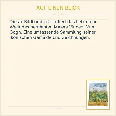 Vincent Van Gogh Bildband Karl Müller Verlag Kunstbuch Gemälde