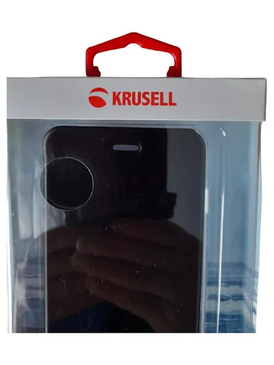 KRUSELL Handyhülle FlipCover für iPhone 6 Plus Schutzhülle Schwarz Praktisch