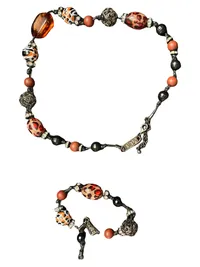 BiBA Schmuckset Halskette Armband Damen Modeschmuck Mehrfarbig Modern 1