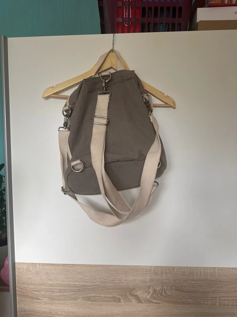 CanvasArtisan Damen Rucksack Ethno-Muster Mehrfarbig Bohemian Stoff Tasche 5