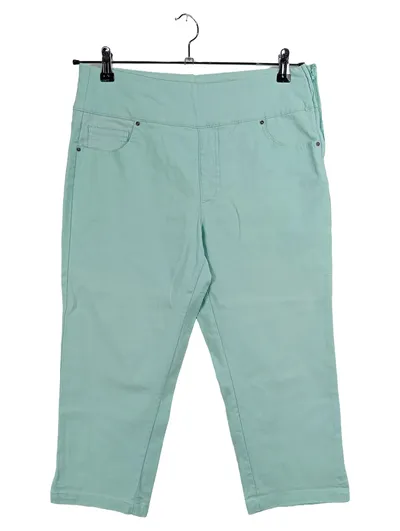 Collection L Damen Capri Leggings Türkis Gr. 21 Stretch Hose