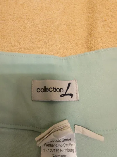 Collection L Damen Capri Leggings Türkis Gr. 21 Stretch Hose