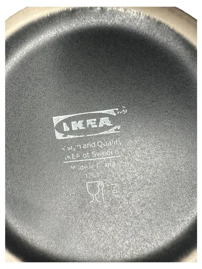IKEA Kaffeebecher Tasse Grau Minimalistisch 300ml