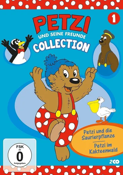 Petzi und seine Freunde Collection 1 DVD Saurierpflanze Kakteenwald