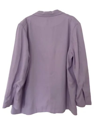 Monki Damen Blazer Lila Gr. 38/M Business Polyester