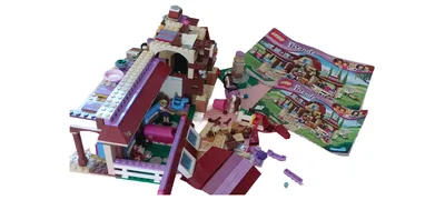 LEGO Friends 41126 Heartlake Reiterhof mit Anleitungen Pferd Figuren