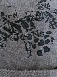 Banana Republic Damen T-Shirt Gr. 42 Grau Nieten Rüschen Casual 6