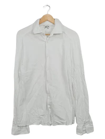 Reiss Herren Freizeithemd Weiß XL Casual Langarm Hemd