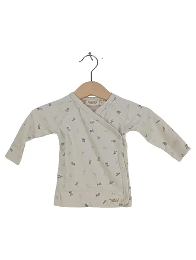 MarMar Copenhagen Baby Body Wickelshirt Langarm Gr. 56 Beige Mädchen