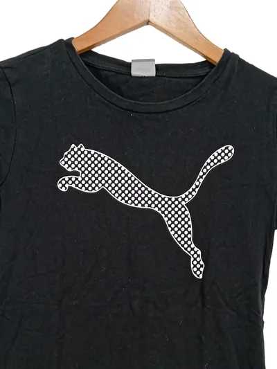 Puma Damen T-Shirt Schwarz Sportlich Gr. XS
