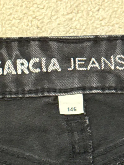 Garcia Jeans Kinder Mädchen Hose Regular Fit Grau Gr. 146