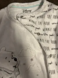 Disney Baby Winnie Pooh Strampler Schlafanzug Gr. 86 Weiß Baumwolle 2