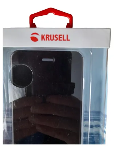 Krusell Handy Schutzhülle FlipCover Schwarz für iPhone 6 Plus