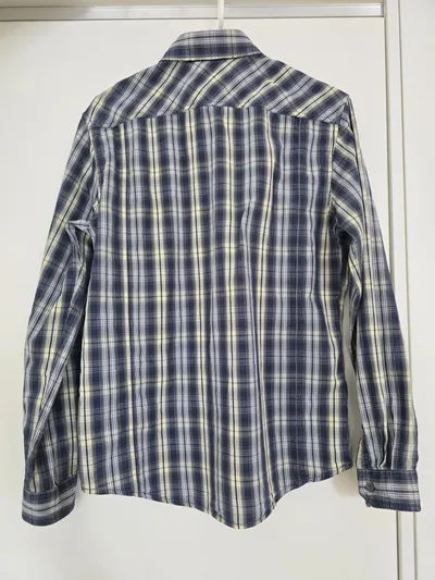 Esprit Herren Karohemd Gr. S Mehrfarbig Langarm Casual