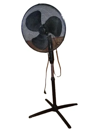 QUIGG Standventilator 45W Schwarz höhenverstellbar Oszillierend