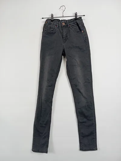 Garcia Jeans Kinder Slim Fit Mädchen Hose Gr. 158 Grau Freizeit