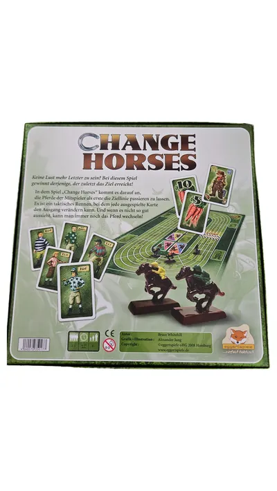 eggertspiele Change Horses Stapelspiel Pferd Taktikspiel Mehrfarbig ab 8 J.
