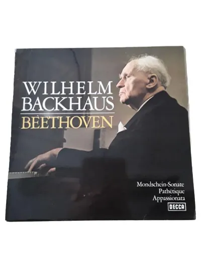 Wilhelm Backhaus – Beethoven Mondschein-Sonate Pathétique Appassionata Vinyl LP