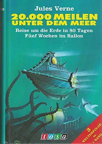 Jules Verne 20.000 Meilen unter dem Meer Abenteuerroman Hardcover