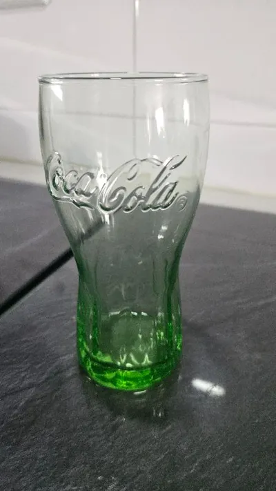 Coca-Cola Bowleglas Grün Retro 300ml Trinkglas