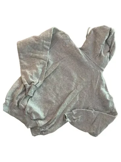 Fruit of the Loom Hoodie Oni Totenkopf Print Grau Gr. S Streetwear