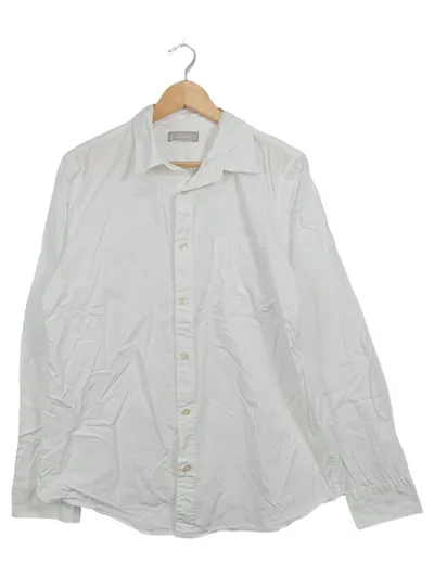 Everlane Herren Business Hemd Gr. 40/M Weiß Langarm