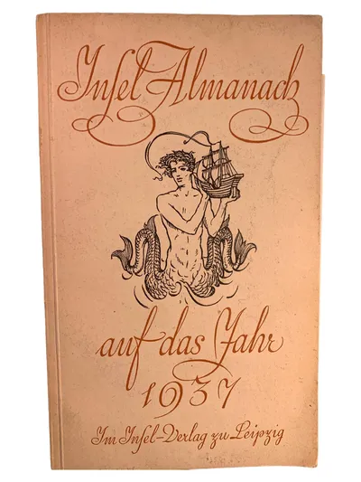 Insel Almanach 1937 Insel-Verlag Leipzig Kalender Hardcover Zeitdokument Vintage