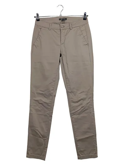 comma, Damen Stoffhose Gr. 34 Beige Casual Hose