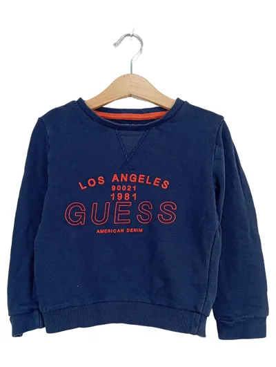 GUESS Kinder Pullover Los Angeles American Denim Gr. 104 Blau Casual
