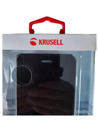 Krusell Handyhülle FlipCover für iPhone 6 Plus Schwarz Praktisch Schutzhülle
