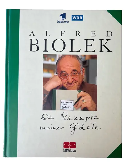 Alfred Biolek Kochbuch Die Rezepte meiner Gäste Zabert Sandmann Hardcover