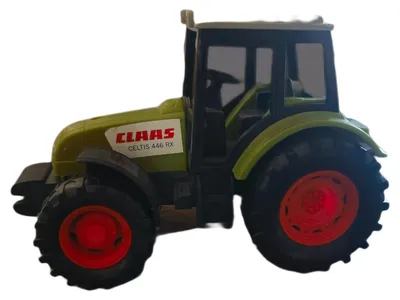 CLAAS Celtis 446 RX Spielzeug Traktor Modell Grün 18cm Kunststoff