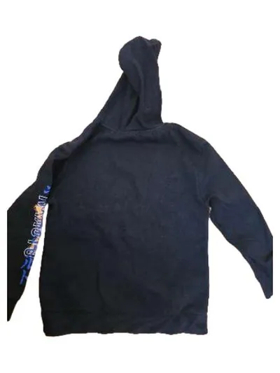 Naruto Hoodie Kapuzenpullover Kinder Gr. 158 Schwarz Anime Print