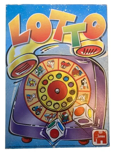 Jumbo Lotto Familienspiel Telefon-Lotto Glücksspiel Brettspiel ab 7 Jahre