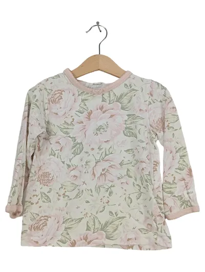 Newbie Langarmshirt Blumenmuster Mädchen Gr. 128 Feminin Alltag Mehrfarbig