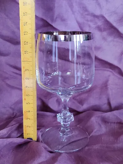 Durobor Weinglas Elegant Transparent Glas 13cm Höhe 6cm Breite