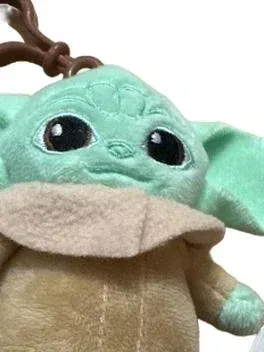 Star Wars Yoda Grogu Plüsch Schlüsselanhänger Kinder Grün 12cm