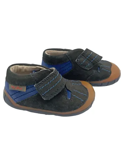 BAMA Krabbelschuhe Kinderschuhe Gr. 17 Mehrfarbig Klettverschluss Lauflernschuhe