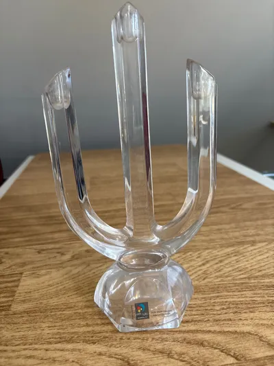 Nachtmann Marc Aurel Kerzenhalter Kerzenständer Kristall Glas Transparent