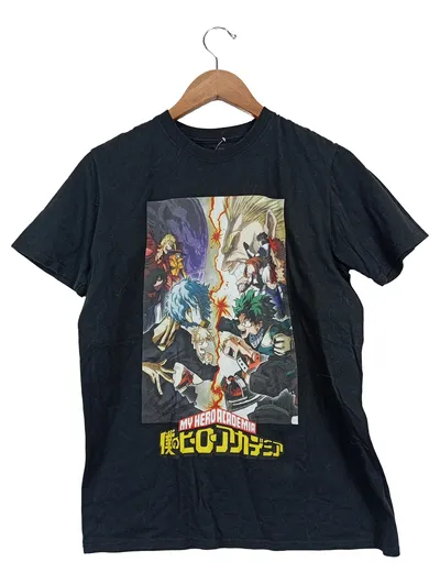 Funimation My Hero Academia T-Shirt Herren Gr. 50/L Schwarz Anime Manga Print