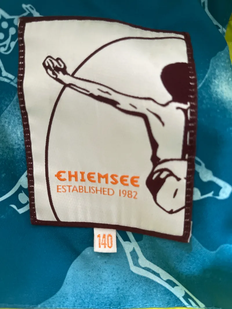 Chiemsee Kinder Outdoorjacke Gr. 140 Blau Sportlich mit Kapuze 3