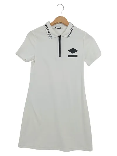 Urban Revivo Damen Sportkleid Weiß Gr. 38/M