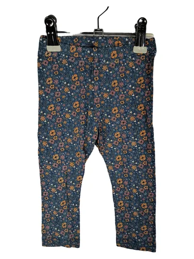 NAME IT Mädchen Leggings Blumenmuster Blau Gr. 74 6-9 Monate