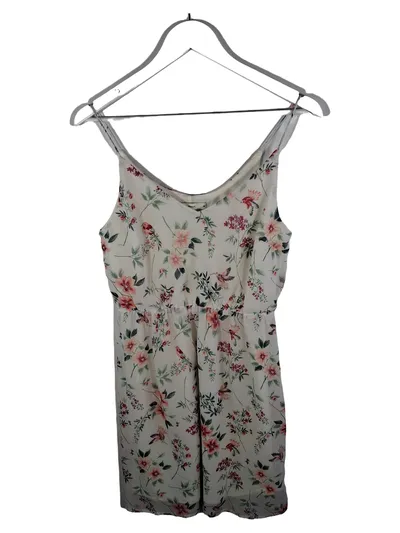 Pigalle Damen Sommerkleid Trägerkleid Blumenmuster Gr. 38/M Weiß