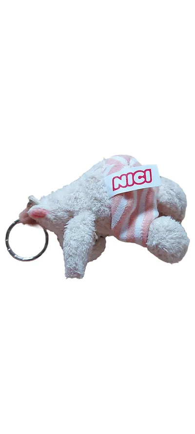 NICI Schlüsselanhänger Schwein Mehrfarbig Charmant Plüsch Tier Kinder