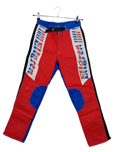 Ellgren Motocross Hose Damen Rot Sportlich Nylon Gr. W30