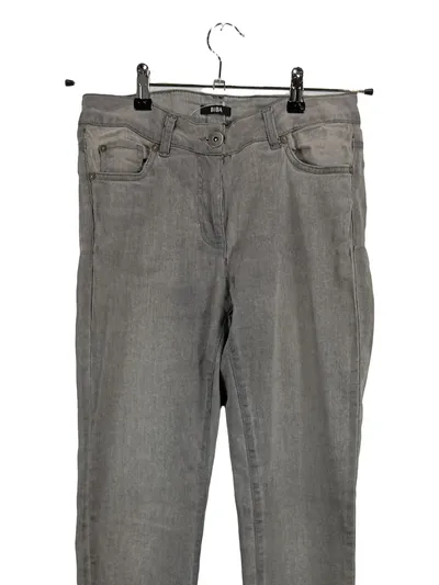 BiBA Damen Jeans Hose Skinny Fit Grau Größe 36