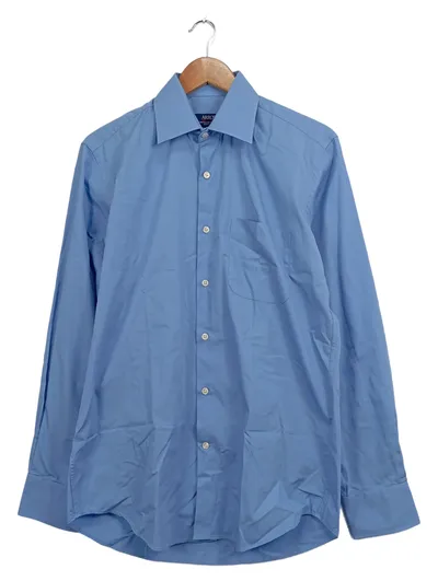 Arrow Herren Business Hemd Blau Gr. 39 Langarm