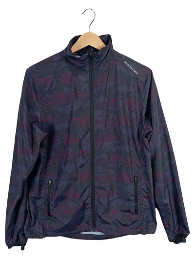 Endurance Damen Trainingsjacke Laufjacke Gr. 38 Blau Camouflage Polyester
